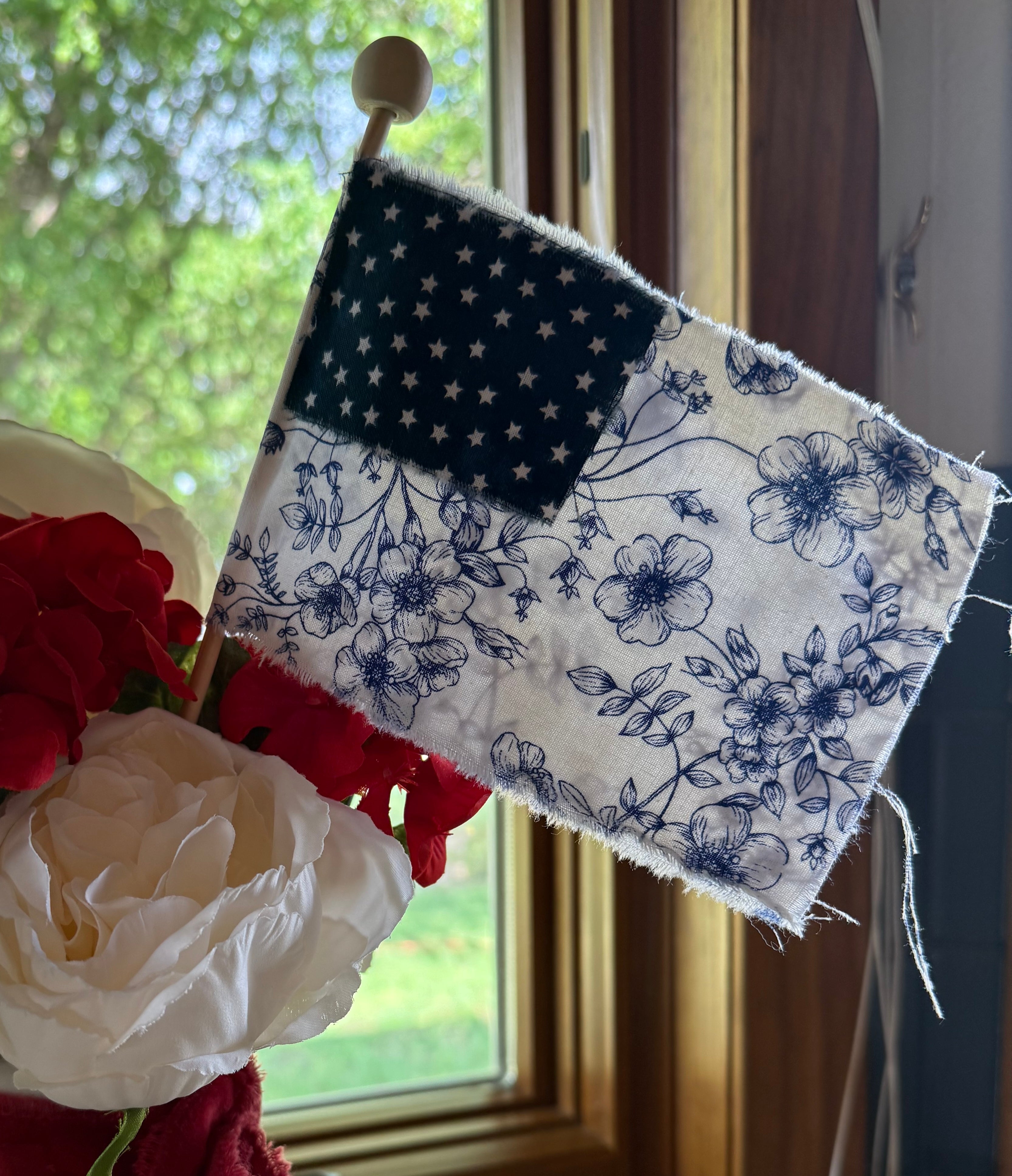 Handmade Fabric Flag