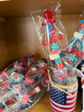 Red, White and Blue Candy Kabob