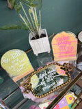 Hand lettered Bible Verse Signs and Mirror