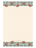 Callie Danielle Football Notepad